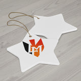 Ceramic Ornament, 4 Shapes