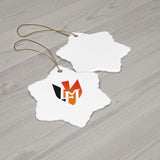 Ceramic Ornament, 4 Shapes
