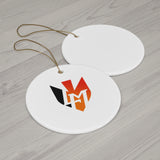 Ceramic Ornament, 4 Shapes